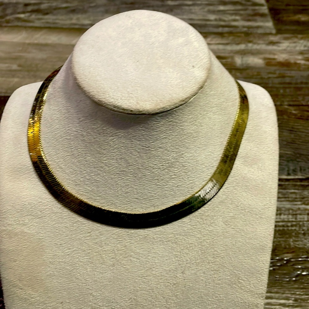 Vintage Gold-Tone Collar Necklace
